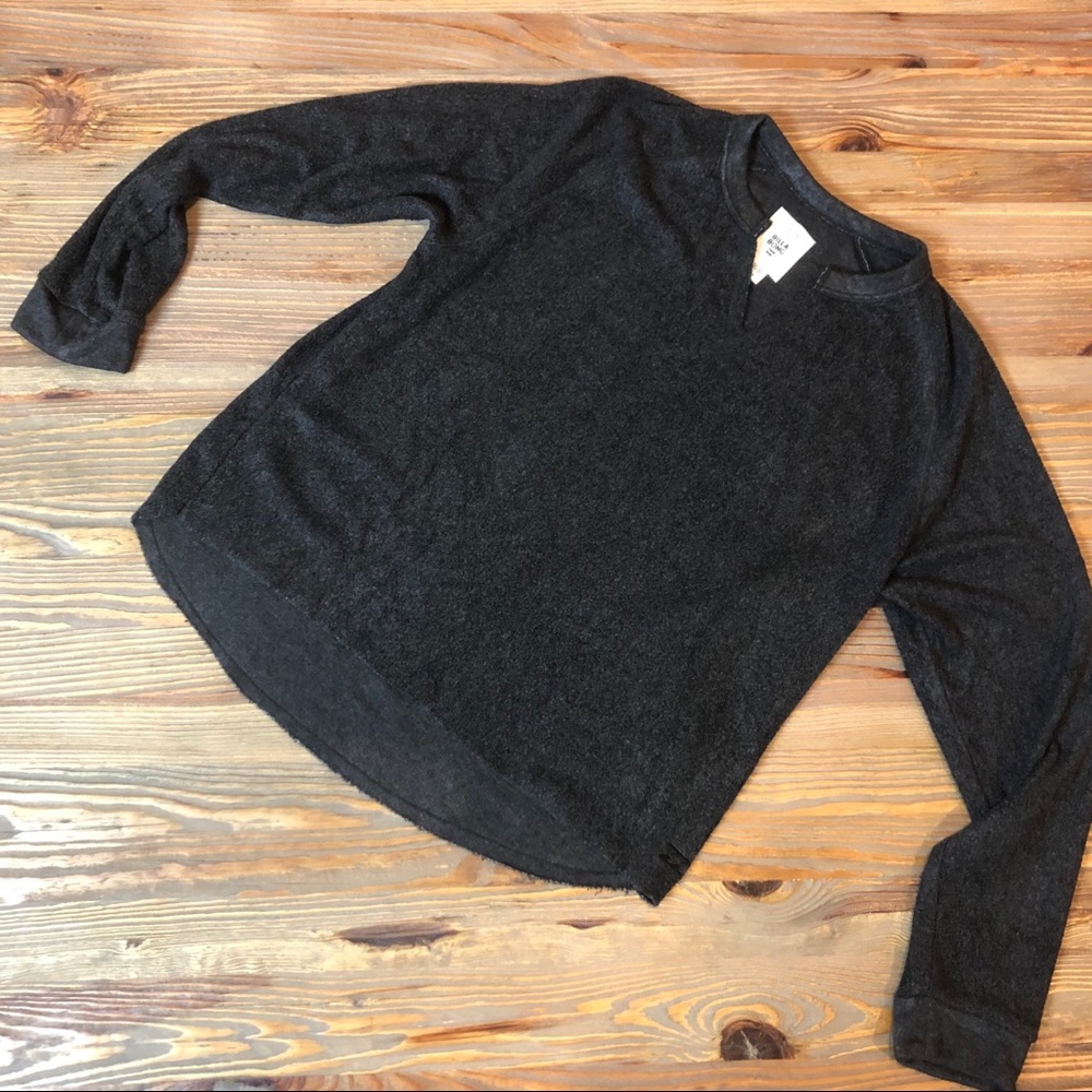 Billabong Gray V-Neck Pullover